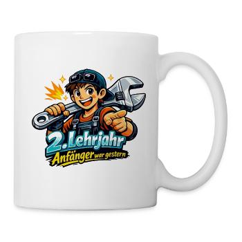 2. Lehrjahr - Anfänger war gestern - Tasse - Weiß - Rechts