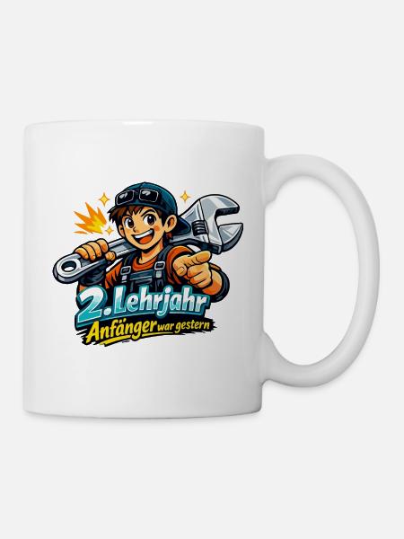 2. Lehrjahr - Anfänger war gestern - Tasse - Weiß
