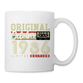 Original octobre 1986 – 40e anniversaire Rétro - Mug blanc - blanc - Droite