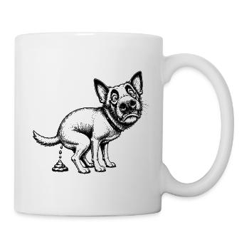 canine - Mug blanc - blanc - Droite