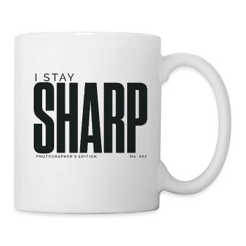 Ich bleibe wachsam | Fotografenausgabe - Tasse - Weiß - Rechts