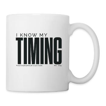 Je connais mon timing | Édition du photographe - Mug blanc - blanc - Droite