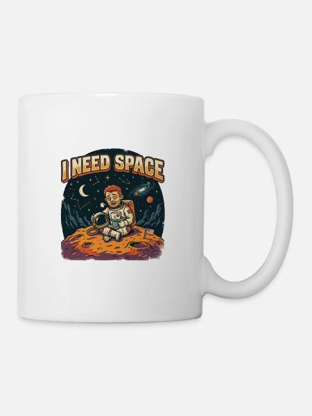 Ich brauche Abstand - Tasse - Weiß