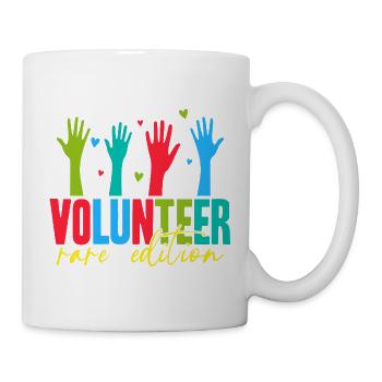 Volunteer Appreciation Rare Edition Volunteer - Tasse - Weiß - Rechts