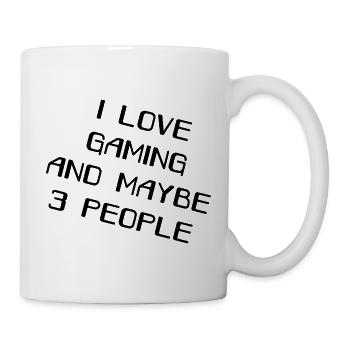 Gamer Spruch  - Tasse - Weiß - Rechts