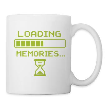 Ladezeiten der Erinnerungen - Tasse - Weiß - Rechts