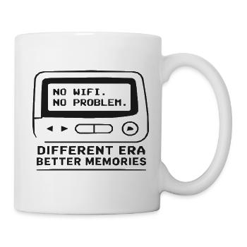 Offline Gaming Nostalgie - Tasse - Weiß - Rechts