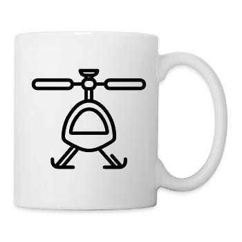Gyrokopter - Tasse - Weiß - Rechts
