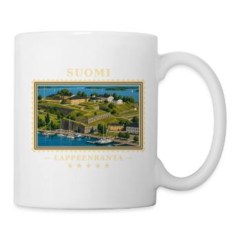 Suomi Lappeenranta Vintage Reisemarke - Tasse - Weiß - Rechts