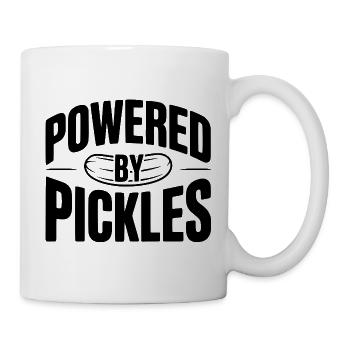 Angetrieben von Pickles - Tasse - Weiß - Rechts