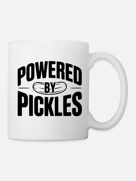 Angetrieben von Pickles - Tasse - Weiß