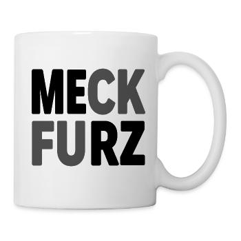 Meck Furz | Merz - nicht mein Kanzler - Tasse - Weiß - Rechts