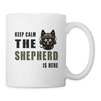 Schäferhund / Ruhe Bewahren - Tasse - Weiß - Rechts
