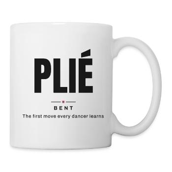 Gefaltet — Gebogen | Wahrer Ballettwortschatz - Tasse - Weiß - Rechts