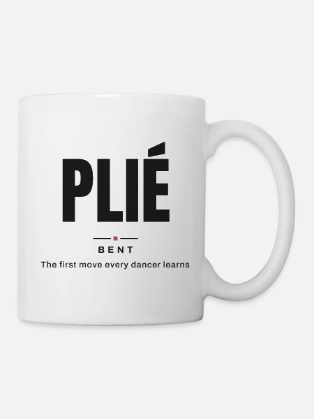 Gefaltet — Gebogen | Wahrer Ballettwortschatz - Tasse - Weiß