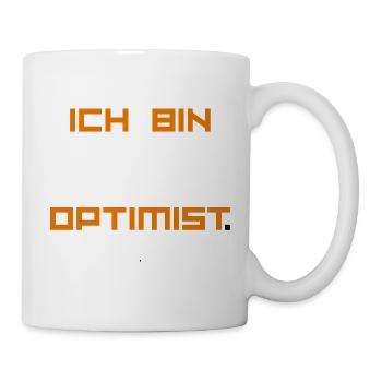 ICH_BIN_OPTIMIST-_ Part 1 - Tasse - Weiß - Rechts