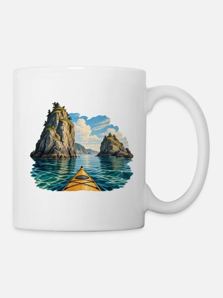 Durch die Sea-Stack Passage - Tasse - Weiß