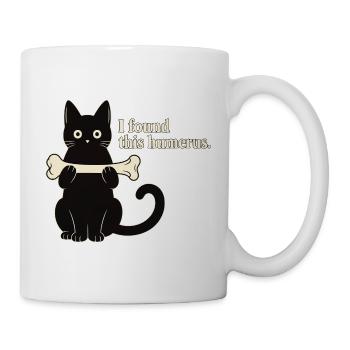 Humerusfund - Tasse - Weiß - Rechts