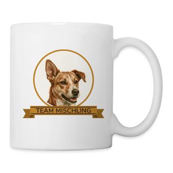 Team Mischling - Tasse - Weiß - Rechts