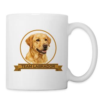 Team Labrador Retriever - Tasse - Weiß - Rechts