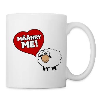 Määhry me! Heiratsantrag vom Schaf - Tasse - Weiß - Rechts