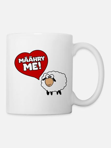 Määhry me! Heiratsantrag vom Schaf - Tasse - Weiß
