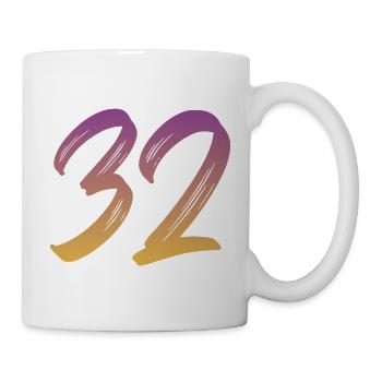 32 - Tasse - Weiß - Rechts