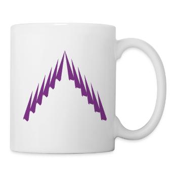 Purple Peak Geomuster - Tasse - Weiß - Rechts