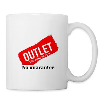 Steckdosen-Tag 70 % Rabatt - Tasse - Weiß - Rechts