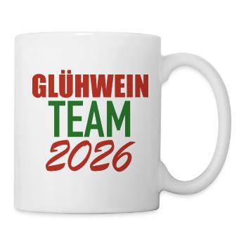 Glühwein Team 2026 - Tasse - Weiß - Rechts