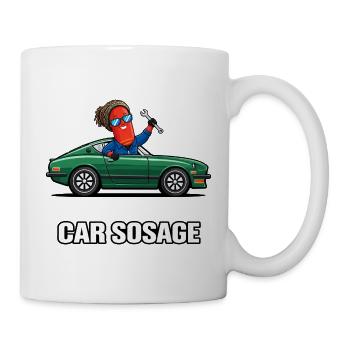 Auto Sosage Sausage 240z - Tasse - Weiß - Rechts