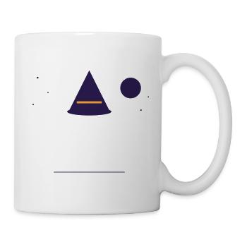 Mondschein Hexenhut Magie - Tasse - Weiß - Rechts