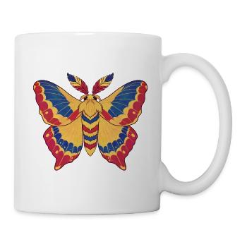 Prismatischer Rumänischer Falter - Tasse - Weiß - Rechts