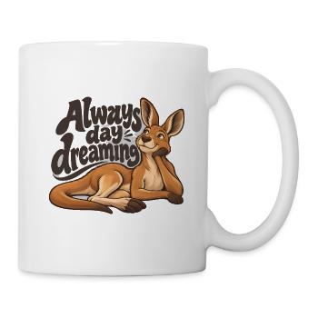 Känguru - Tasse - Weiß - Rechts