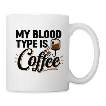 Kaffeeliebhaber, Espresso-Liebhaber, Koffein-Enthusiast - Tasse - Weiß - Rechts