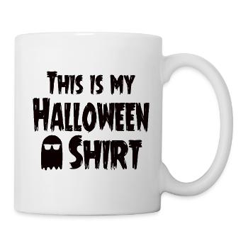This is my Halloween Shirt - Tasse - Weiß - Rechts