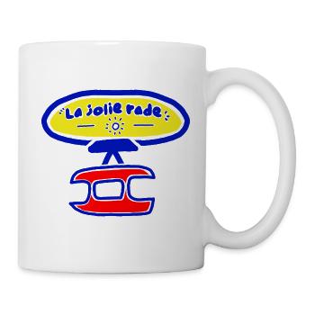 Der hübsche Seilbahnhafen von Toulon - Tasse - Weiß - Rechts