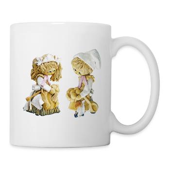 Stubenmädchen und Küchenjunge - Tasse - Weiß - Rechts