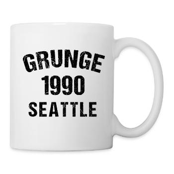Grunge: Seattle der 1990er Jahre - Tasse - Weiß - Rechts