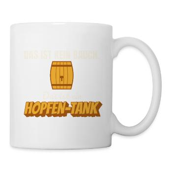 Hopfen-Tank – lustiges Bier Shirt - Tasse - Weiß - Rechts