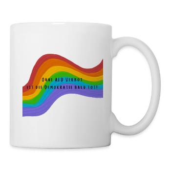 Gegen die AFD - Tasse - Weiß - Rechts