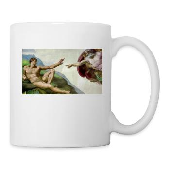Modern Michelangelo - Tasse - Weiß - Rechts