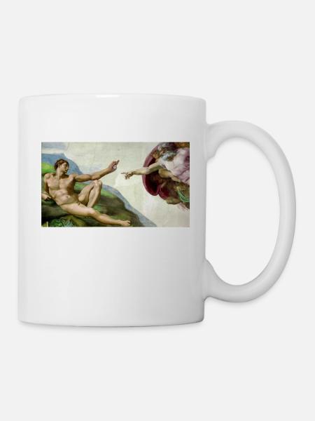 Modern Michelangelo - Tasse - Weiß