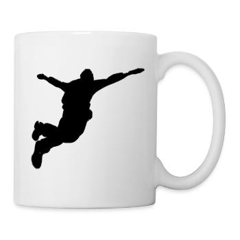 base jumper - Tasse - Weiß - Rechts
