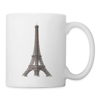 Eiffel Tower - Tasse - Weiß - Rechts