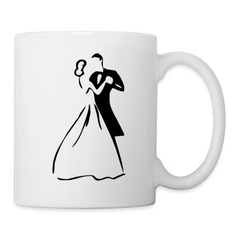 das Paar - Tasse - Weiß - Rechts
