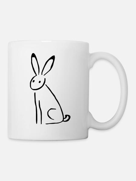 Lapin - Mug blanc - blanc