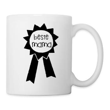 Orden 01 beste Mama - Tasse - Weiß - Rechts