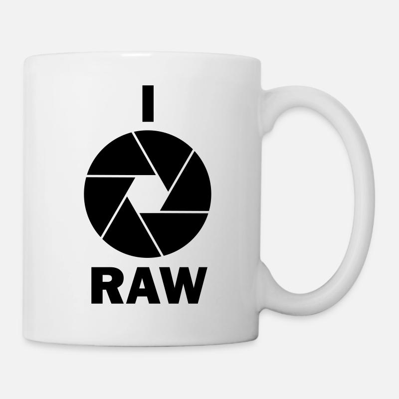 Blende RAW - Tasse - Weiß