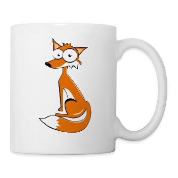 Fuchs - Tasse - Weiß - Rechts